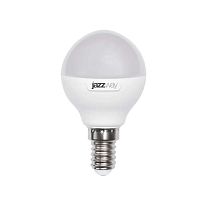 Лампа светодиодная PLED-SP-G45 7Вт шар 5000К холод. бел. E14 540лм 230В | Код. 1027870-2 | JazzWay